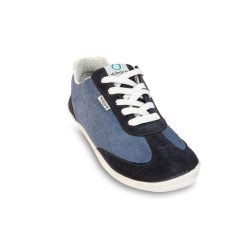 4.BARE 4.Suede Jeans Navy Bőr Sneaker