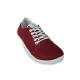4.BARE 4.Urban Burgundy Linen Barefoot Vászoncipő