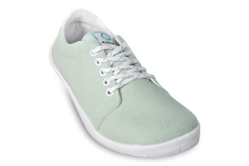 4.BARE 4.Urban Mint Linen Barefoot Vászoncipő