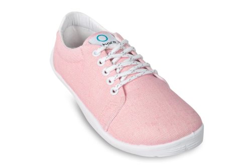 4.BARE 4.Urban Pink Linen Barefoot Vászoncipő