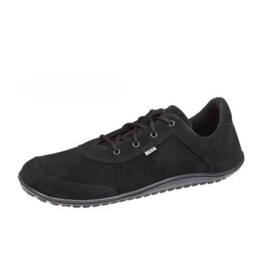 Beda Just Black Barefoot Bőr Félcipő