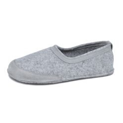 OmaKing Natural Felt Grey Unisex Papucs