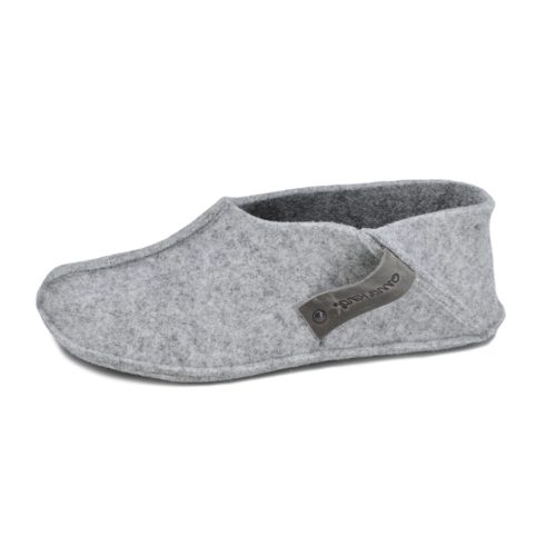 OmaKing Tohkri Natural Felt Grey Unisex Papucs